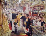 Valentin Serov Coronation of Tsar Nicholas II of Russia oil on canvas